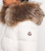 Moncler Shearling-Trim Boed Puffer Jacket