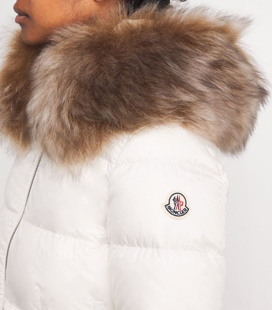 Moncler Shearling-Trim Boed Puffer Jacket