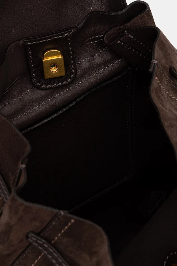 Gianni Chiarini kadın süet sırt çantası VIOLETTE