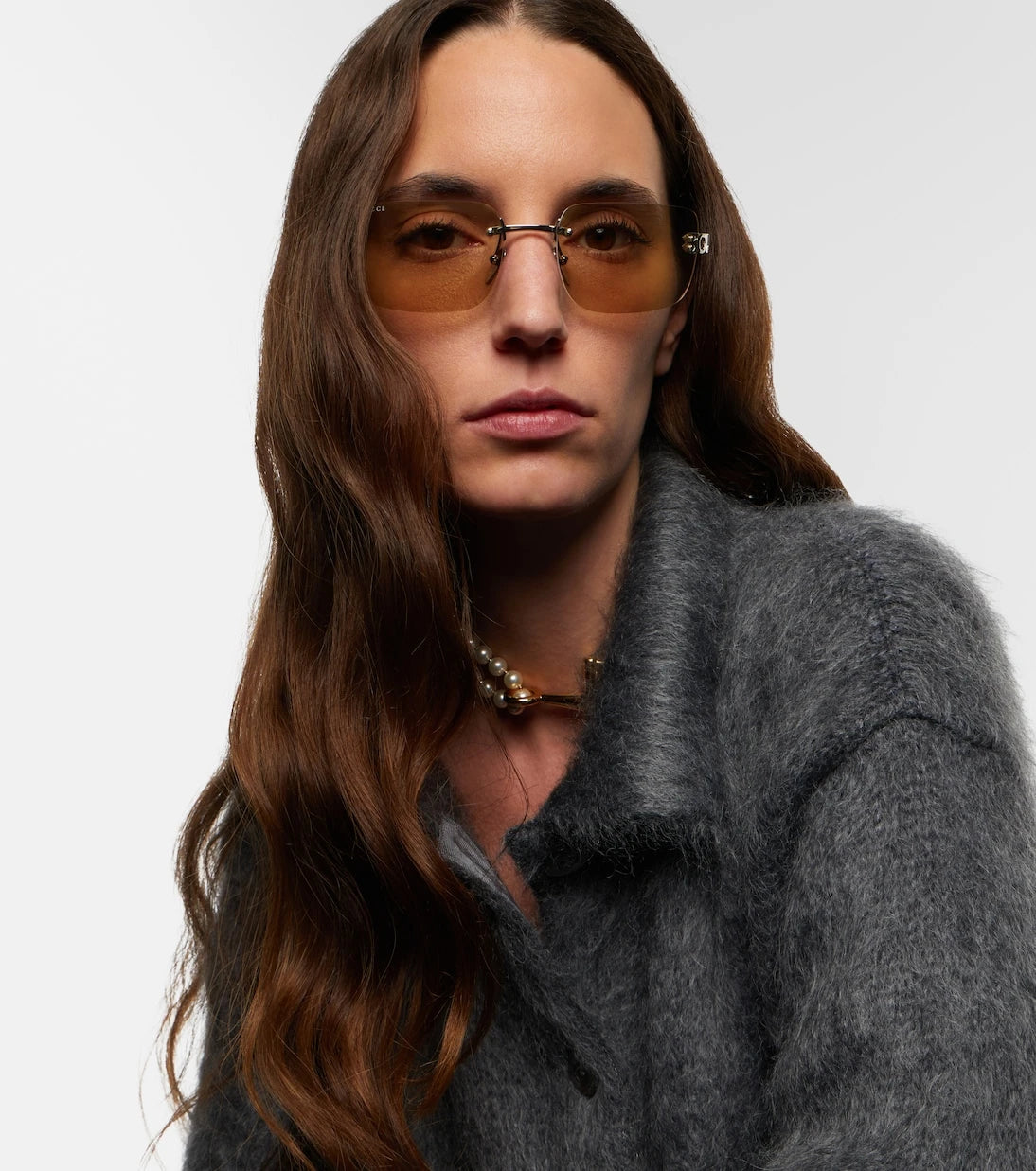 Gucci - Gucci Signoria rectangular glasses