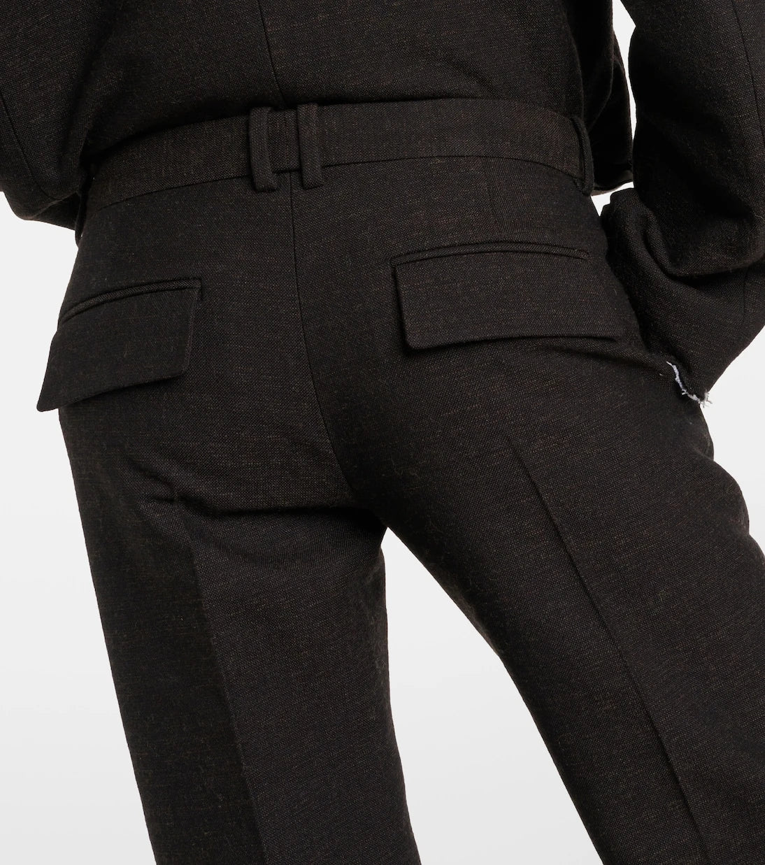 The Row - Selvie cotton-blend straight pants