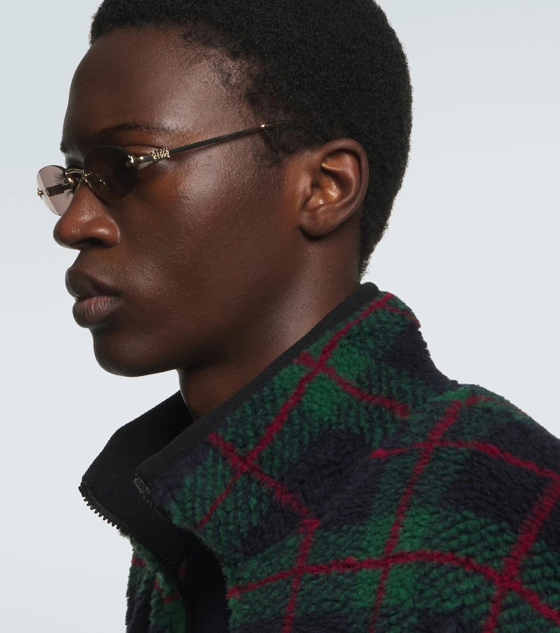 Miu Miu - Logo oval sunglasses
