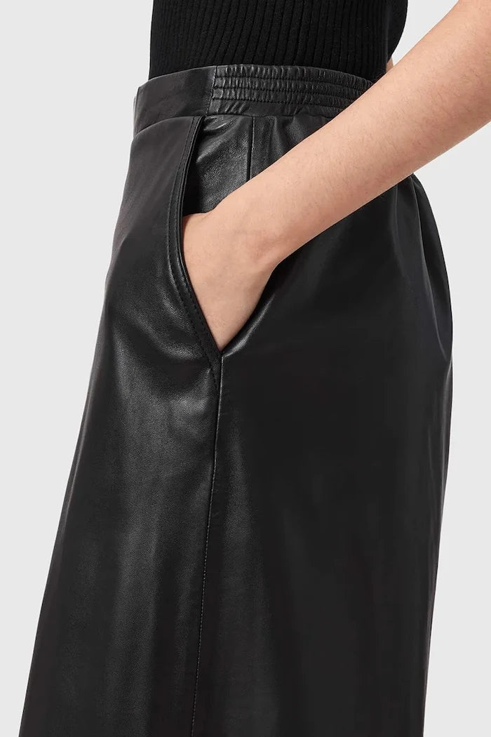Кожен панталон AllSaints ETTA