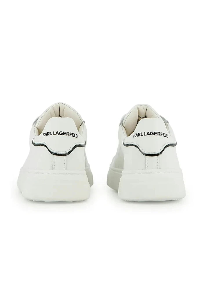 Karl Lagerfeld çocuklar için deri sneakerlar