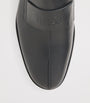 MM6 Maison Margiela Leather Debossed Logo Loafers