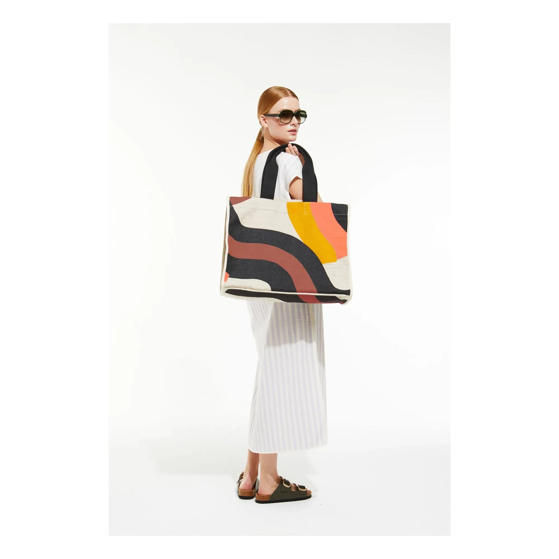 Mapoésie - Barth beach bag | Orange