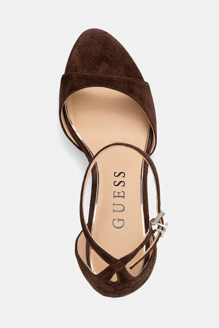 Guess SEENA yüksek topuklu süet sandalet