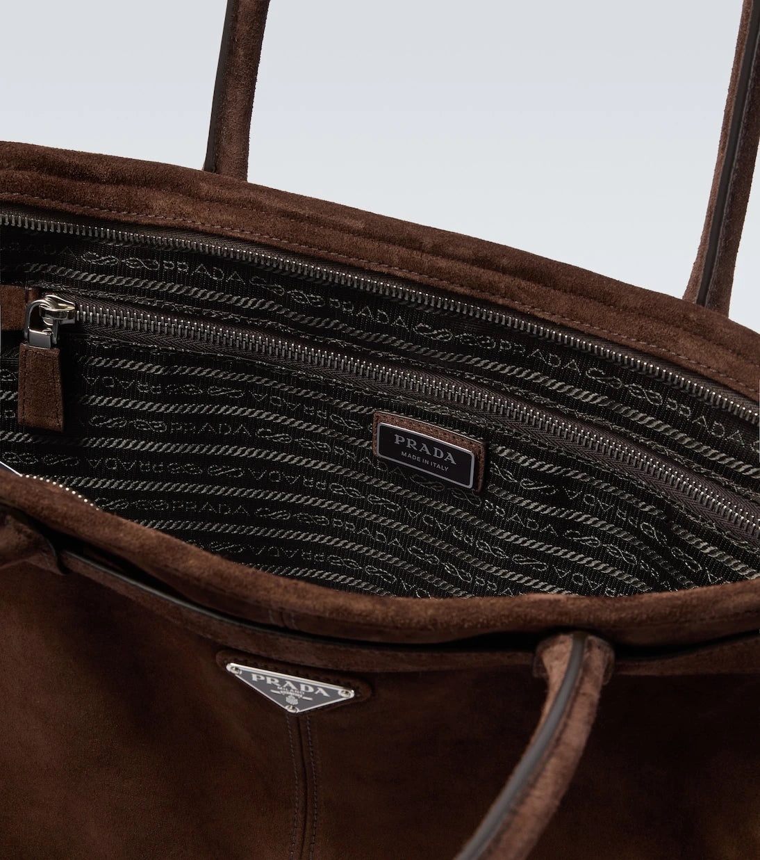 Prada - Prada Bonnie suede tote bag