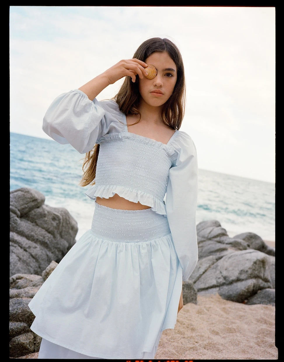 Molo - Brenna ruched cotton skirt