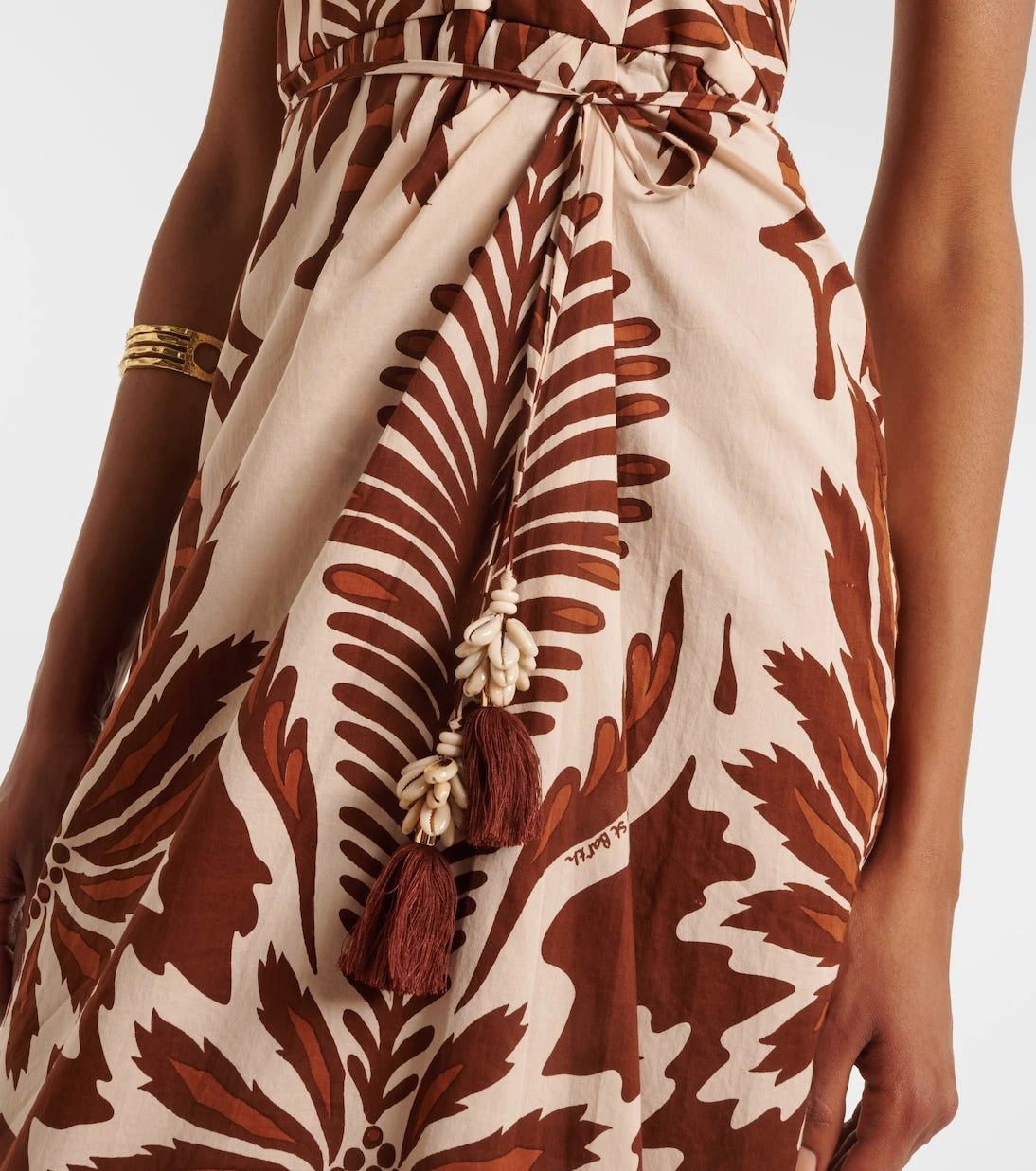 Poupette St Barth - Collina printed cotton midi dress
