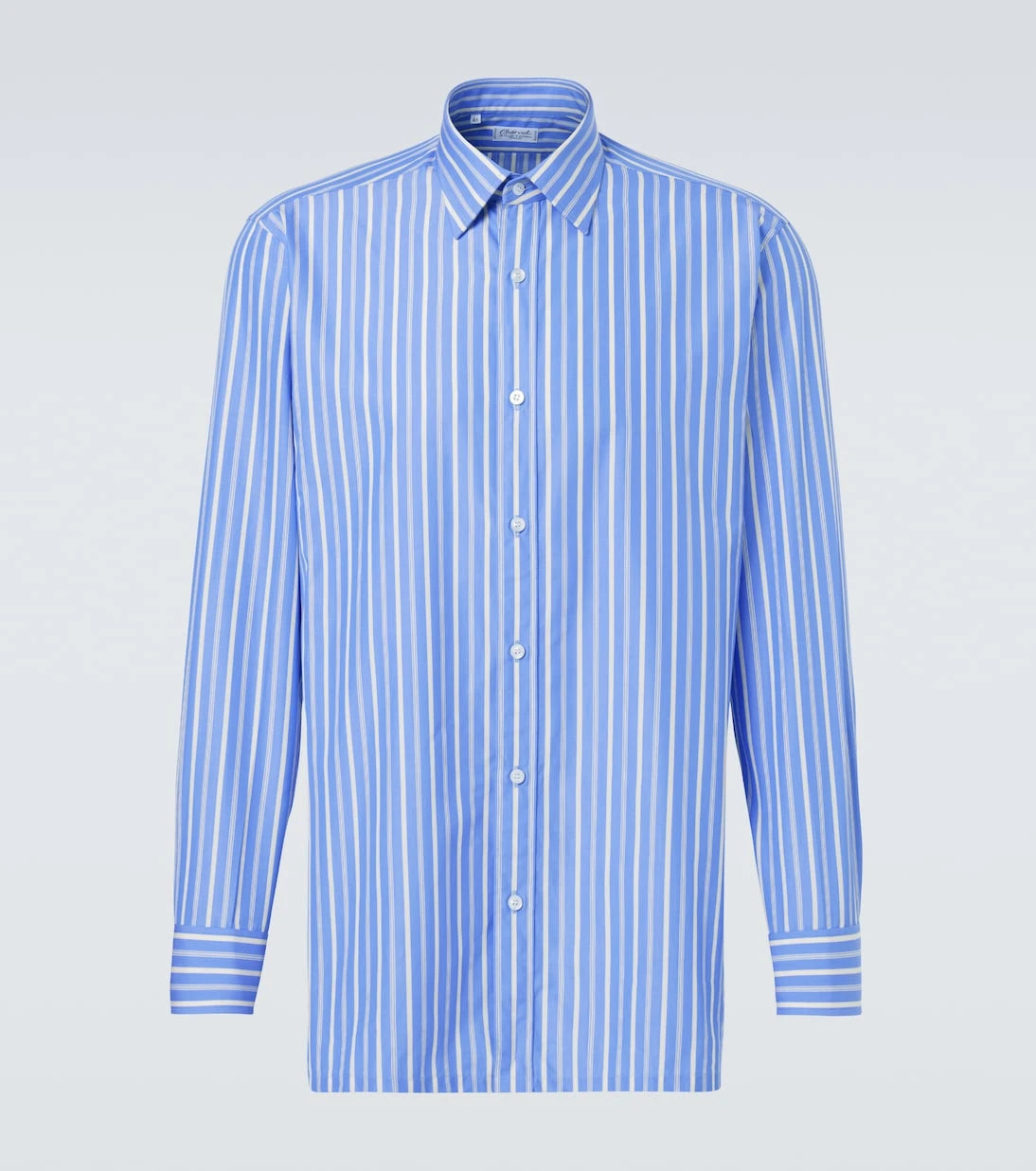 Charvet - Striped cotton poplin shirt