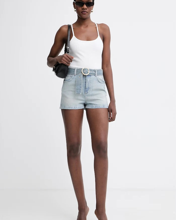 Twinset kadın denim kısa şort