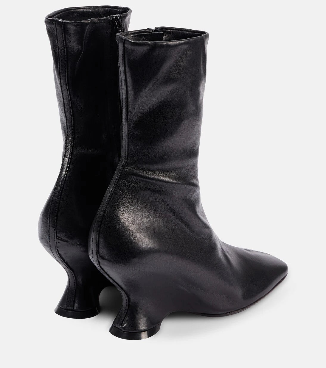 Dries Van Noten - Leather ankle boots