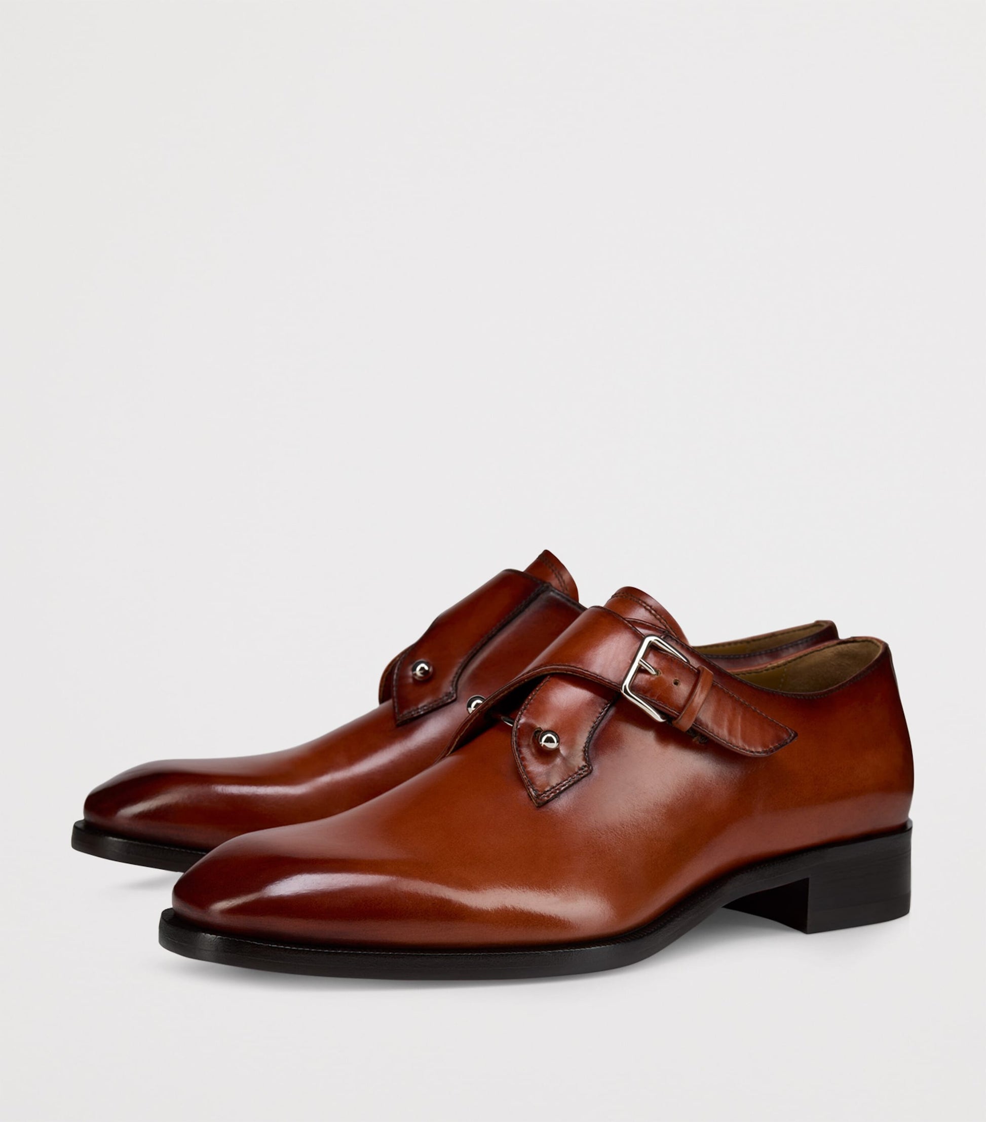 Chambelimonk Leather Monk Shoes