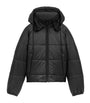 Black Quilted Puffer Jacket
