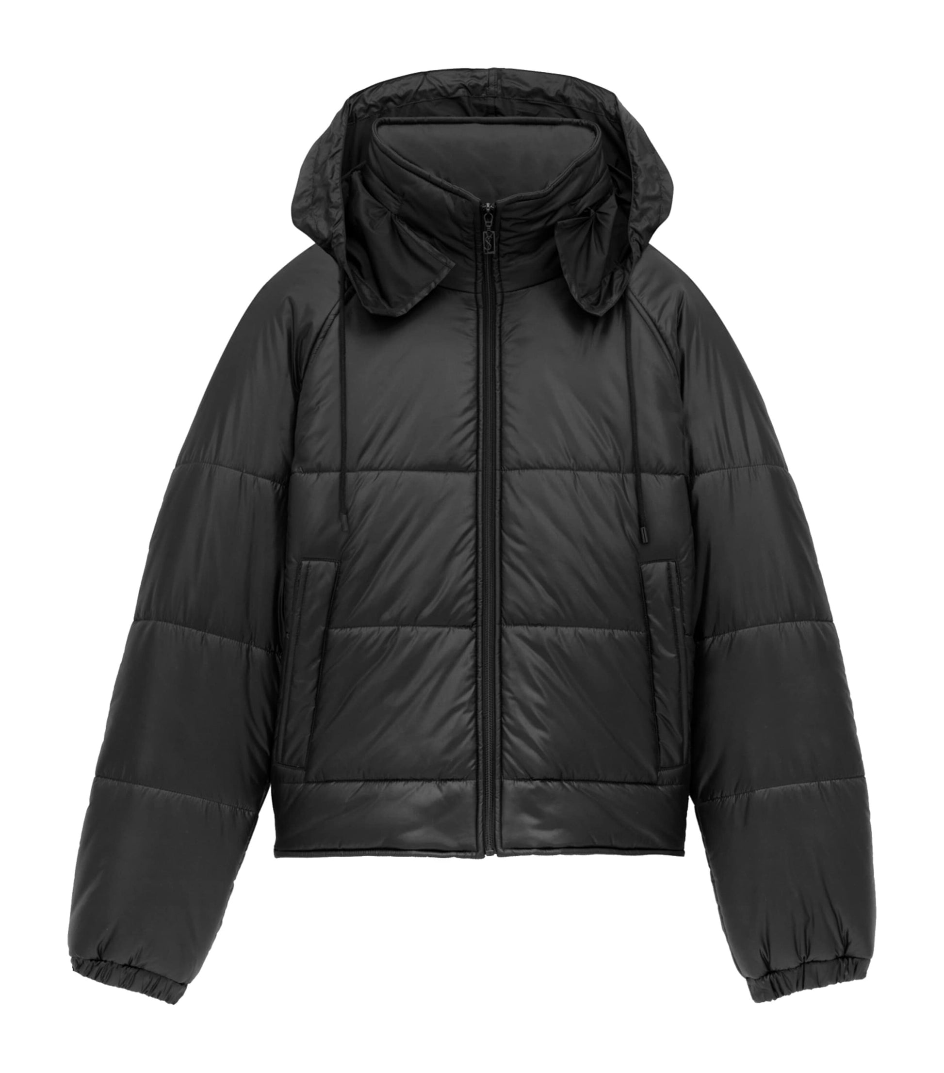 Black Quilted Puffer Jacket