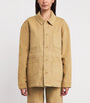 Beige Canvas Workwear Jacket