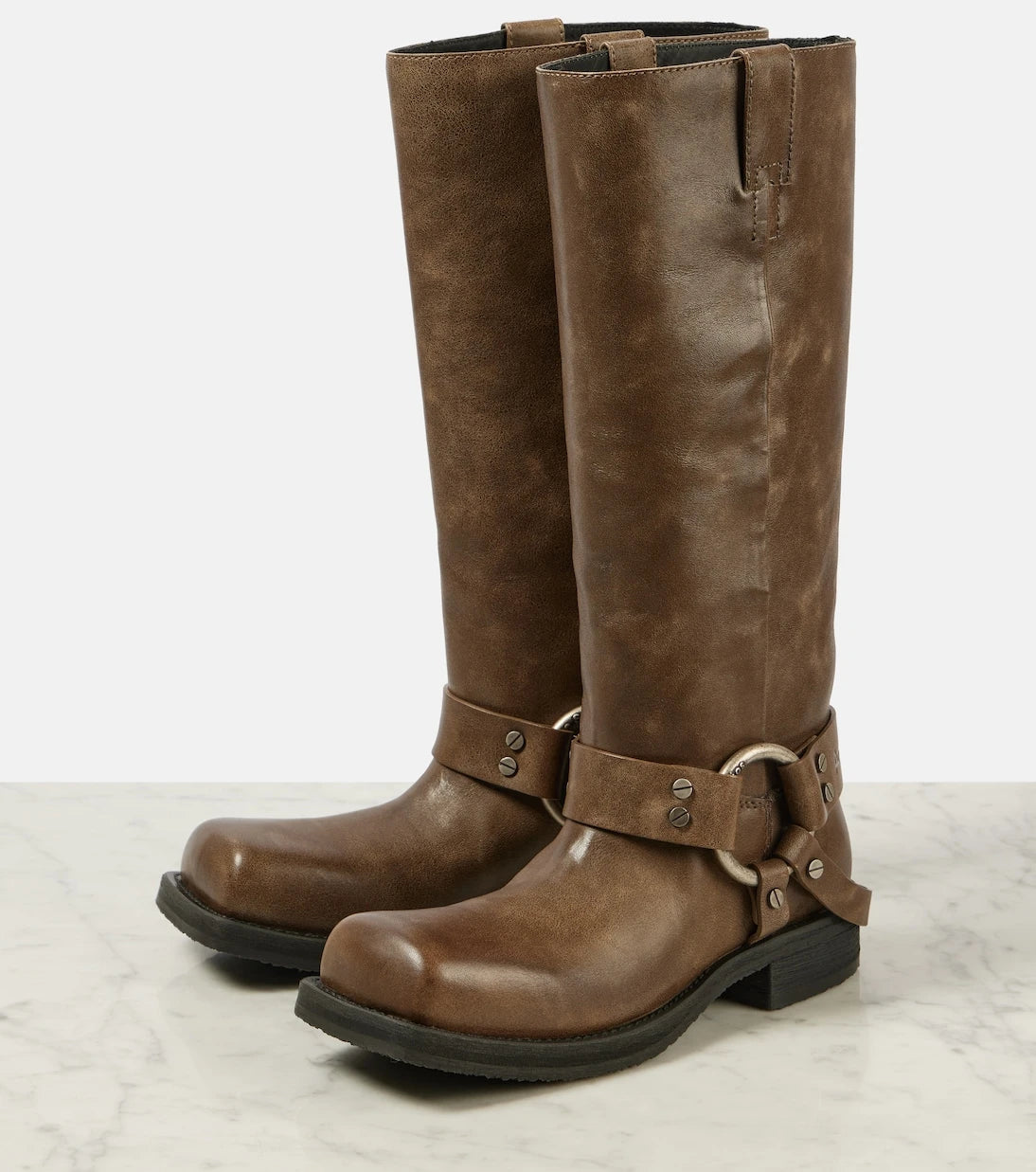 Acne Studios - Leather biker boots