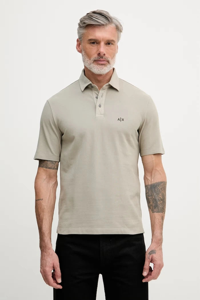 Armani Exchange тениска с яка мъжка памучна