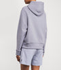 Purple Cotton-Blend Focus Tech Hoodie
