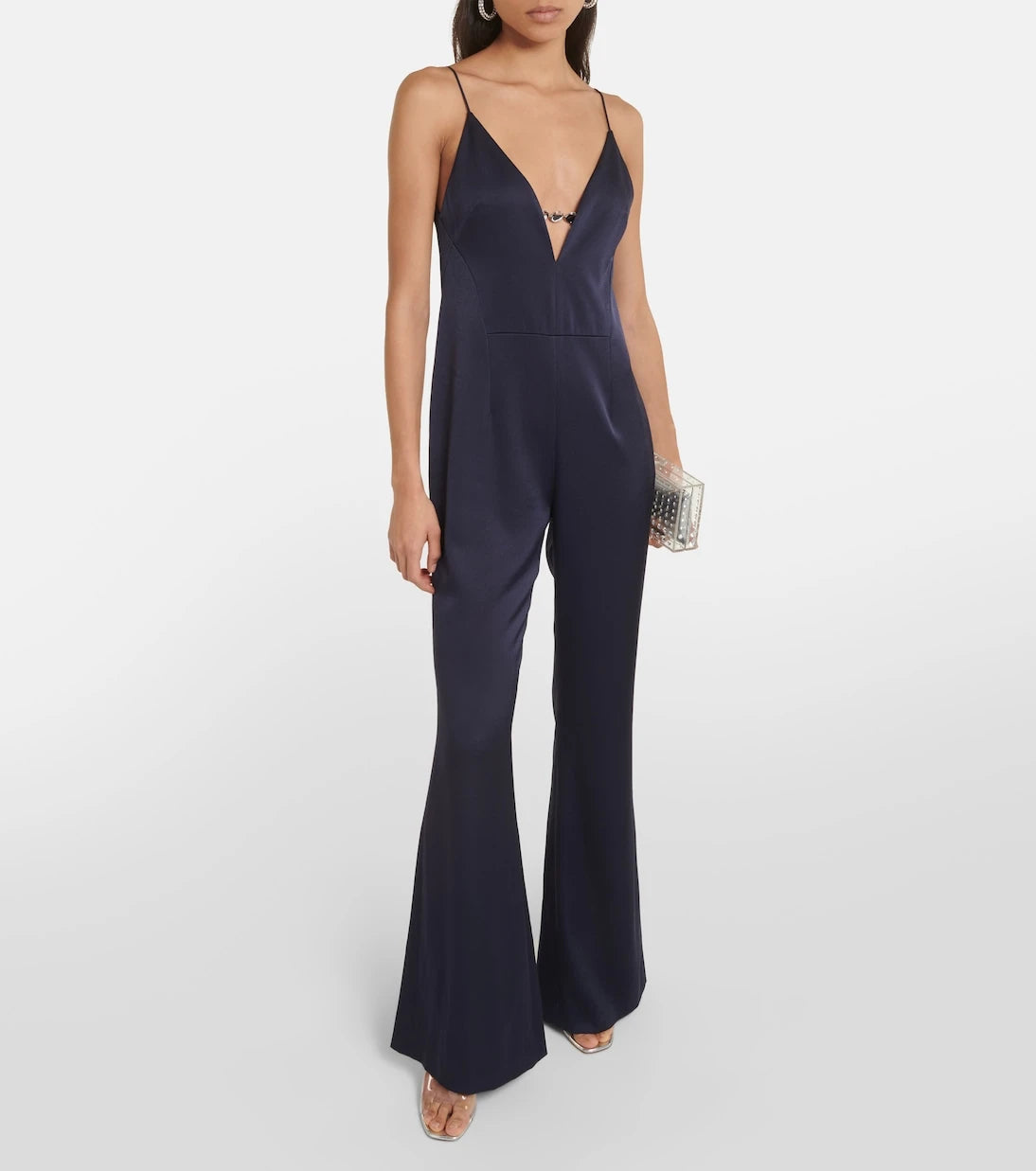Galvan - Avedon Globe crêpe satin jumpsuit