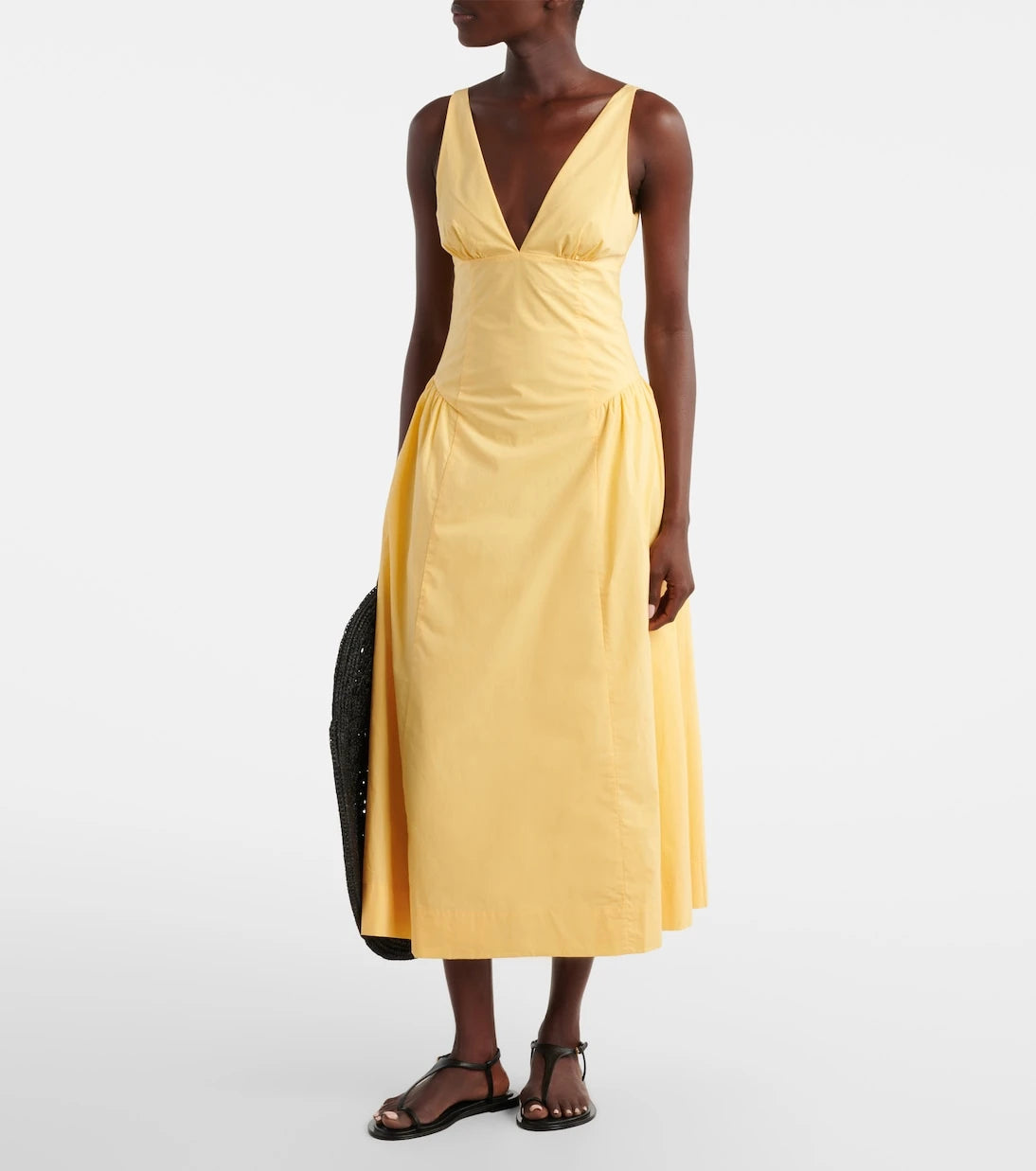Posse - Lindie cotton poplin midi dress