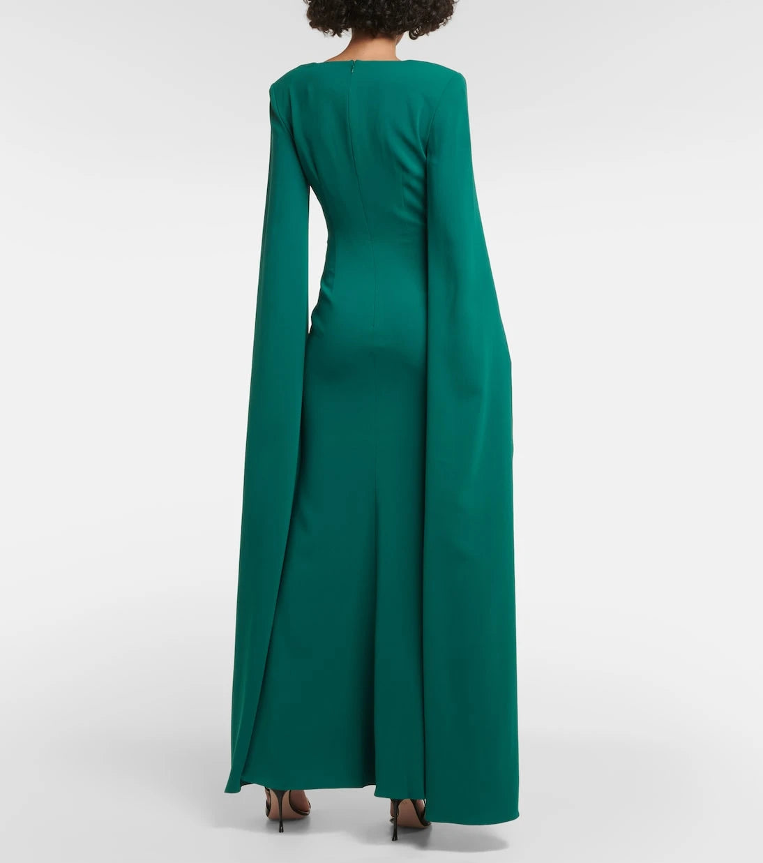 Roland Mouret - Cape-sleeve cady gown