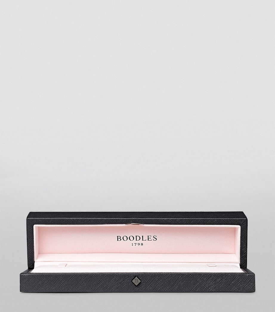 Rose Gold and Diamond Blossom Charm Bracelet