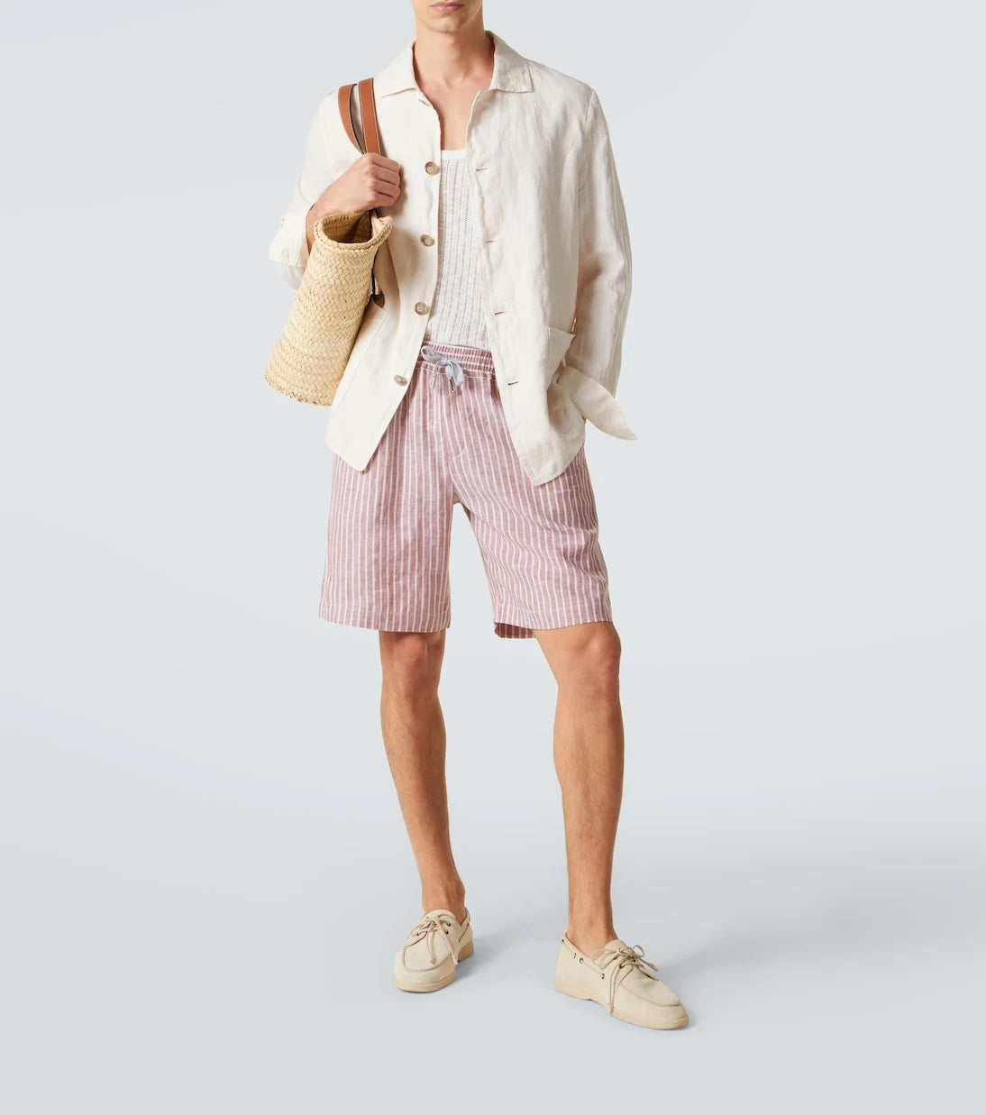 Fedeli - Oxford linen jacket