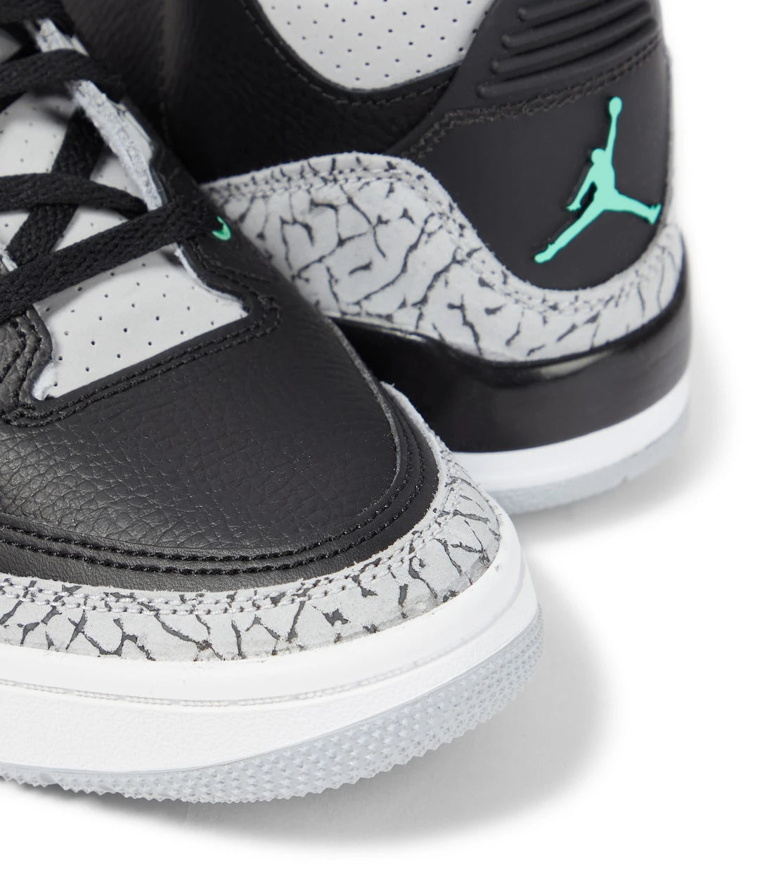 Nike Kids - Air Jordan 3 Retro leather sneakers