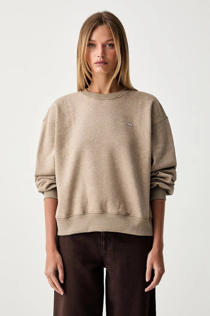 Levi's pamuklu kadın sweatshirt EVERYDAY CREW