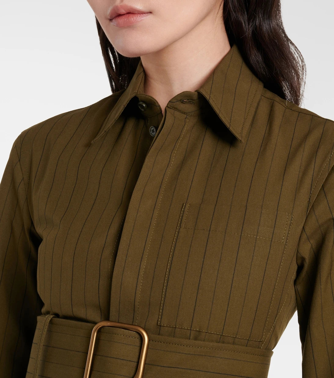Burberry - Belted cotton overshirt