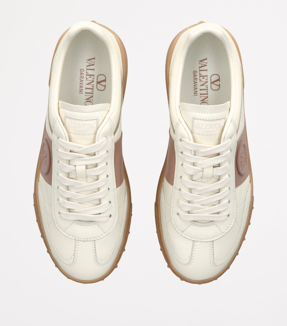 Valentino Garavani White Leather Upvillage Sneakers