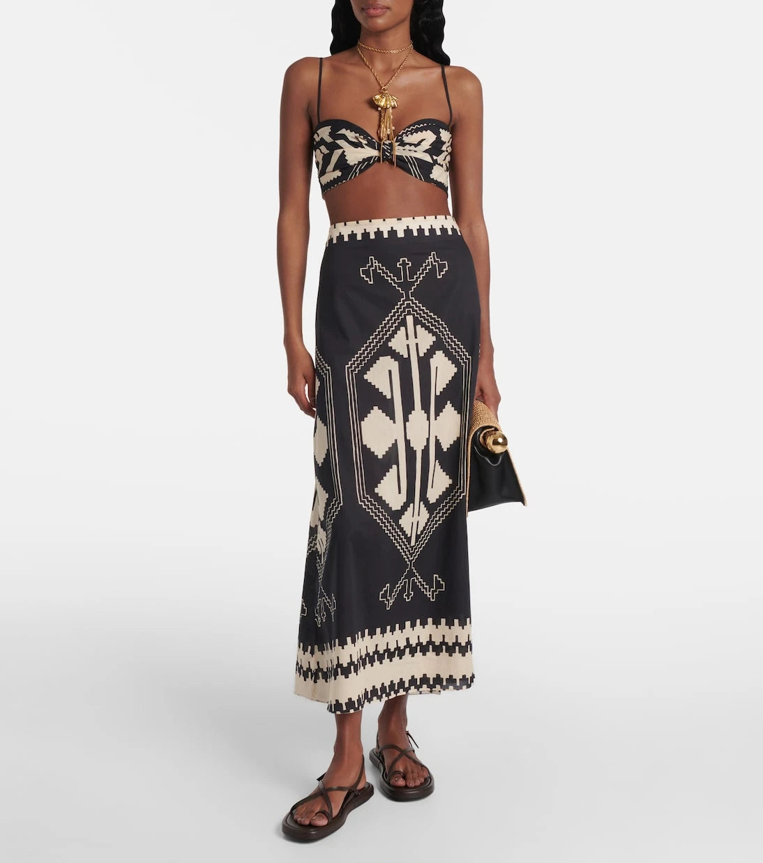 Johanna Ortiz - Printed cotton bra top