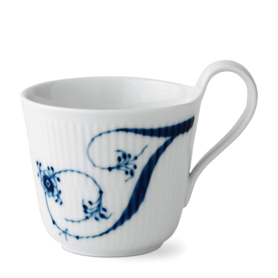 Porcelain Fluted Alphabet Mug