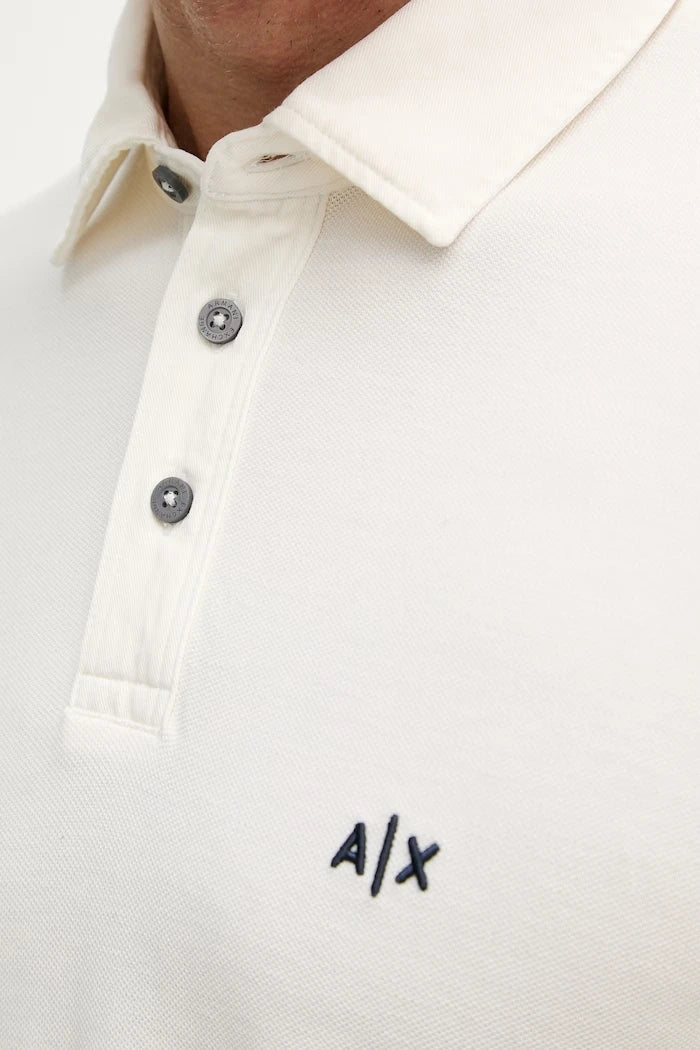 Armani Exchange тениска с яка мъжка памучна
