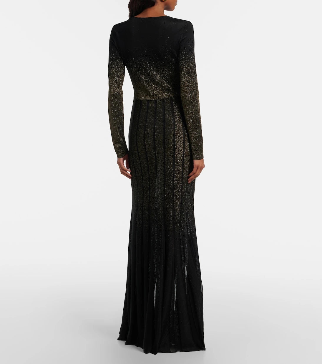 Roberto Cavalli - Glitter pleated gown
