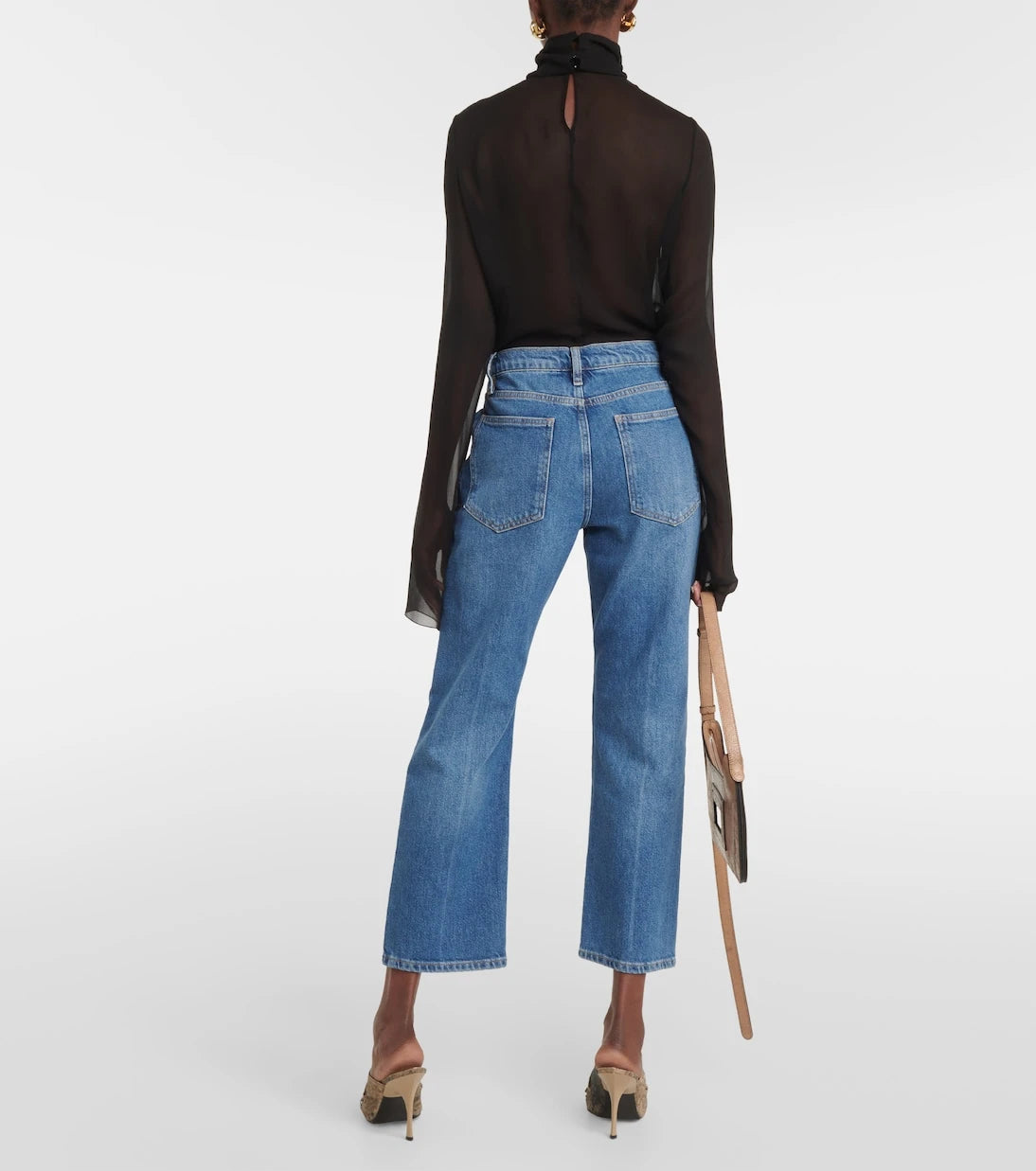 Frame - 70's cropped bootcut jeans