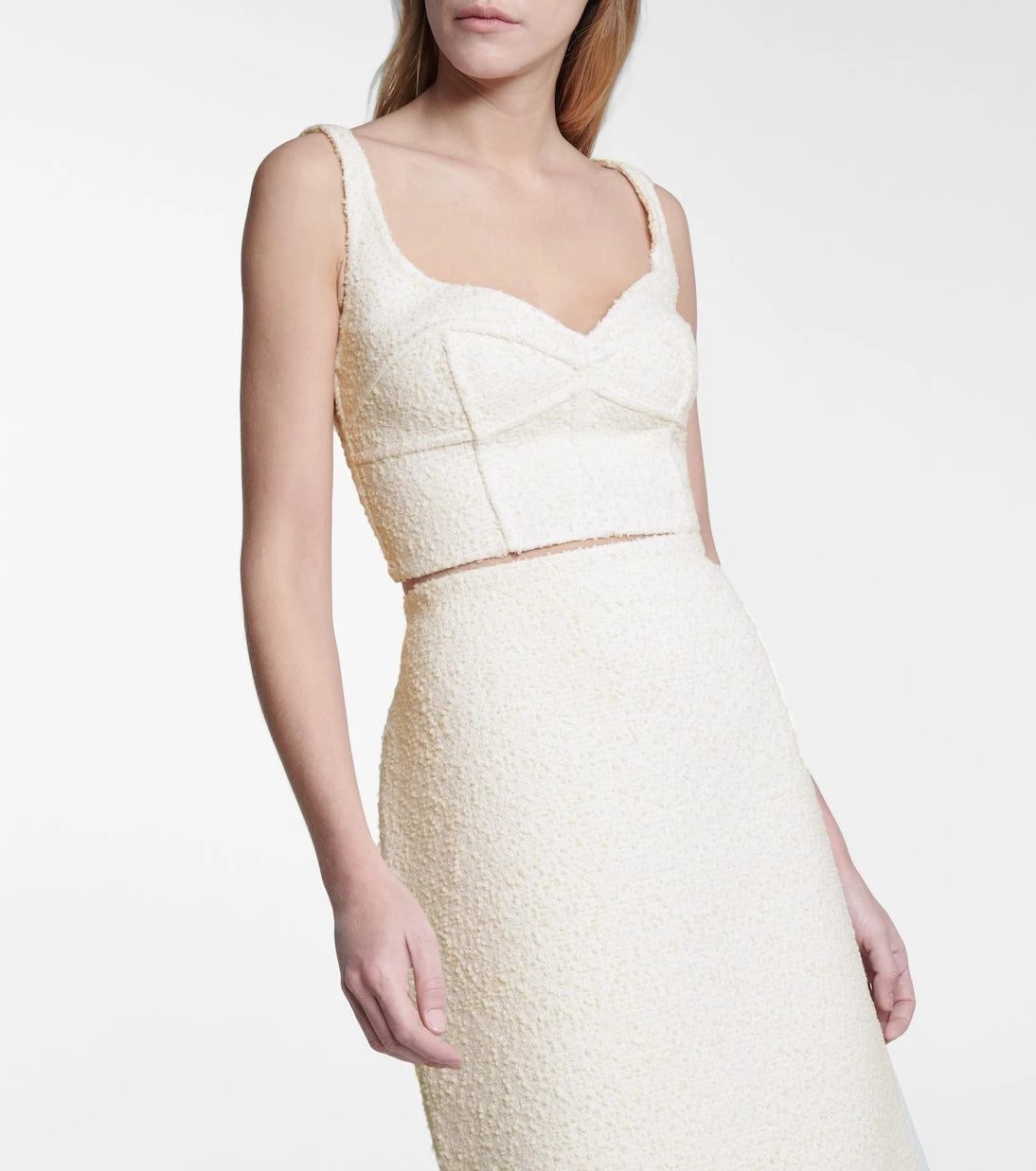 Marc Jacobs - Wool-blend corset bra