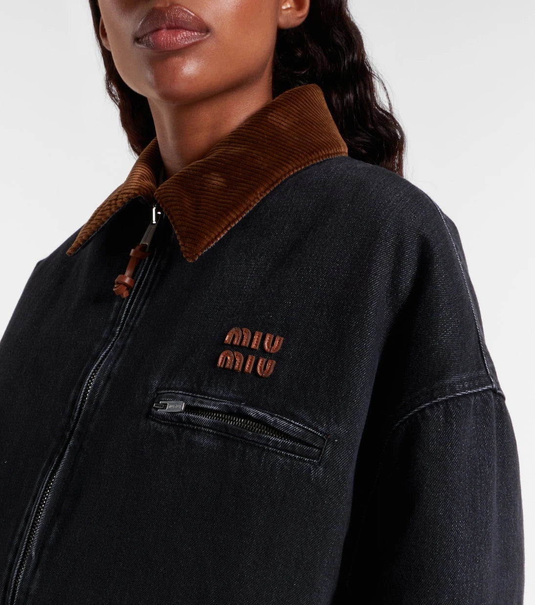 Miu Miu - Logo denim jacket