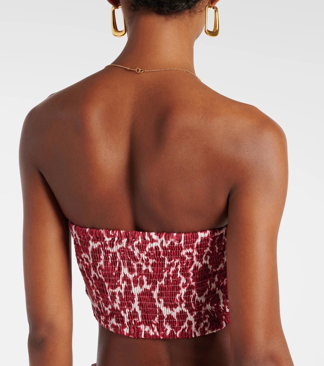 Faithfull - Antibes floral linen bandeau top