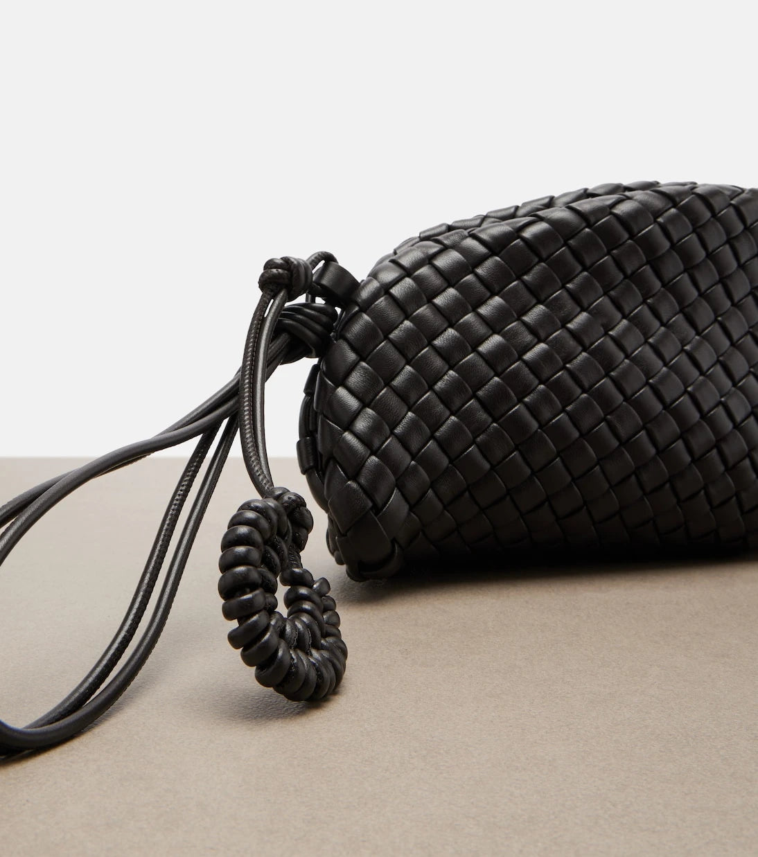 Bottega Veneta - Onda Small Intreccio leather clutch