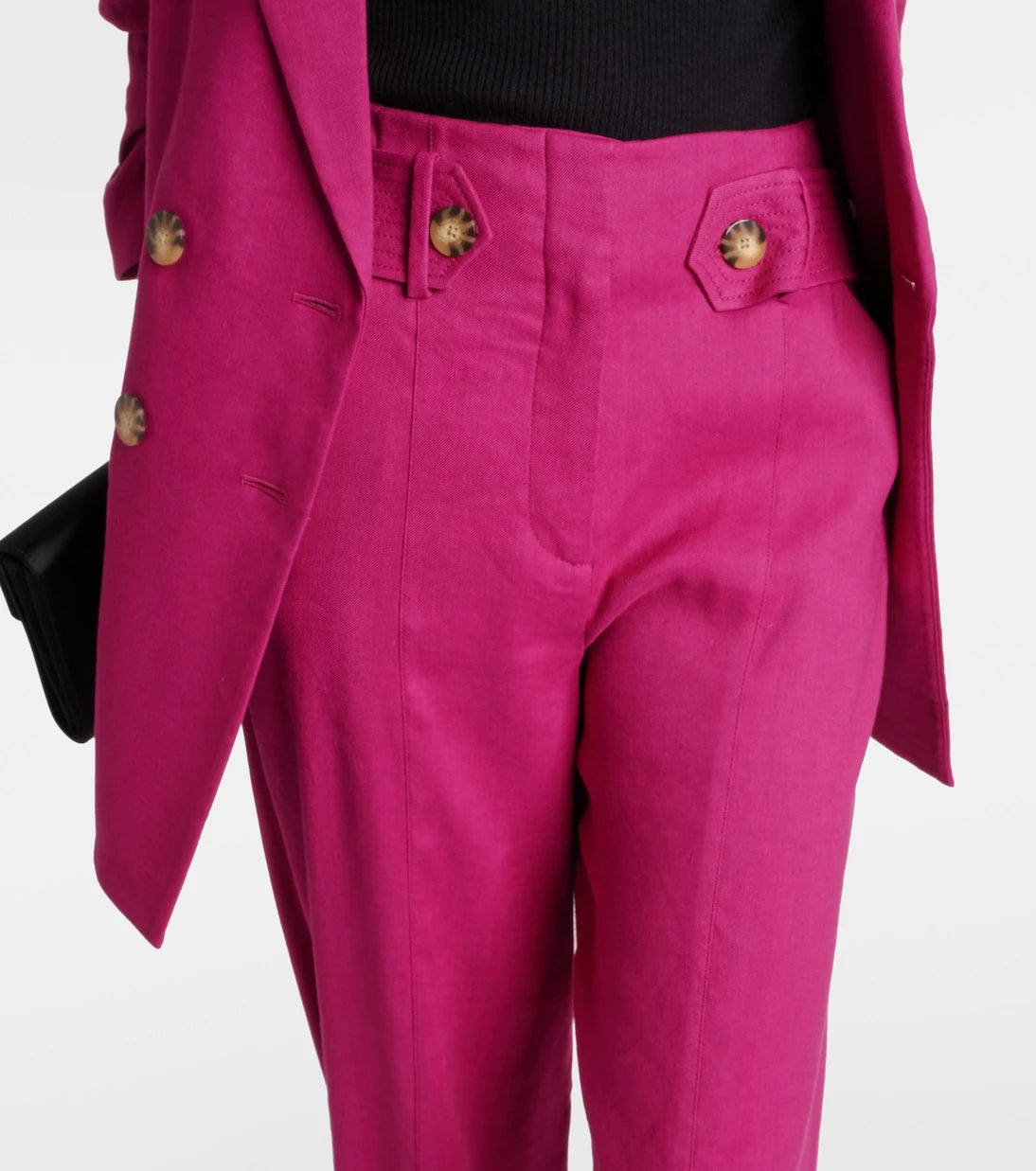 Veronica Beard - Sunny linen-blend twill flared pants