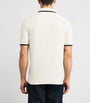 Cotton Crepe Piqué Polo Shirt