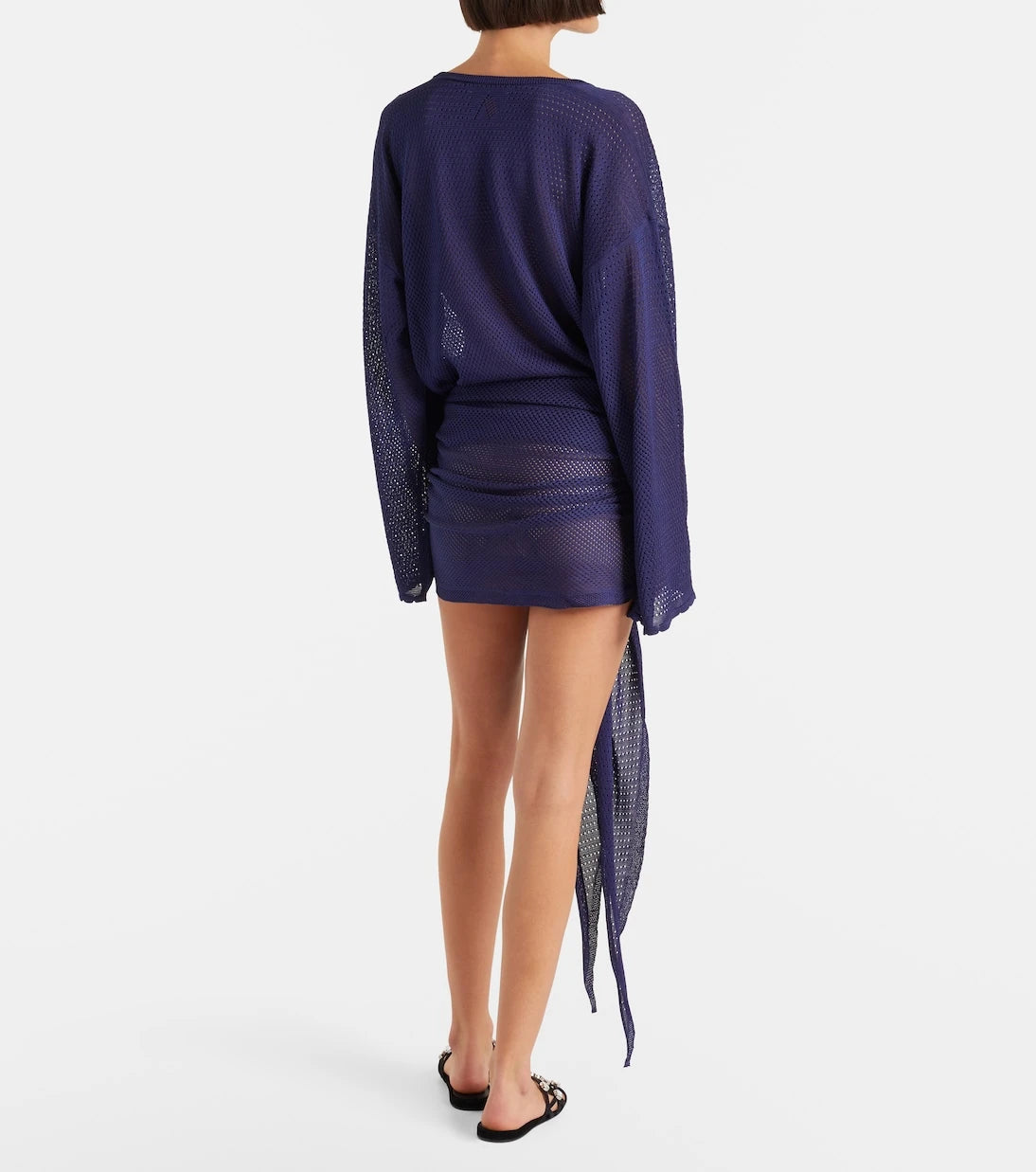 The Attico - Open-knit minidress