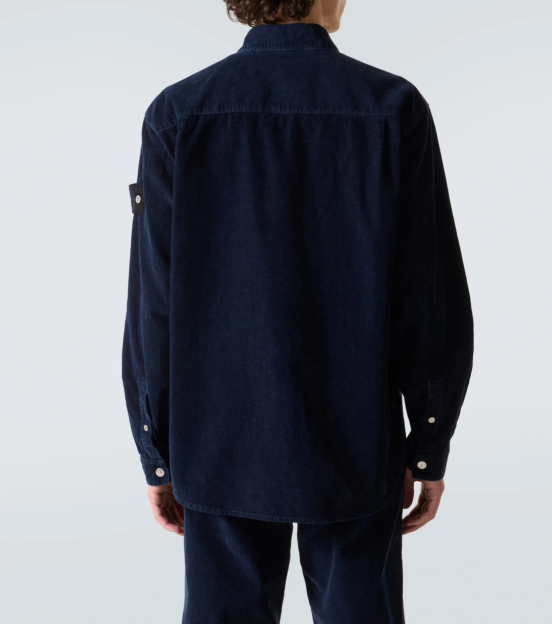 Stone Island - Compass cotton-blend corduroy overshirt