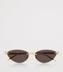 Gold Cat Eye Sunglasses