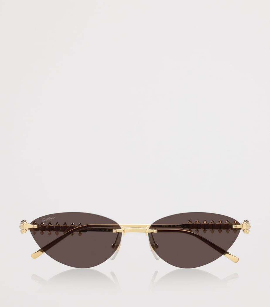 Gold Cat Eye Sunglasses