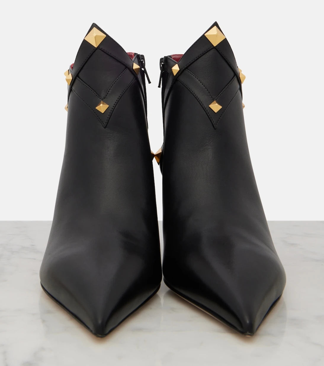 Valentino Garavani - Studdy leather ankle boots