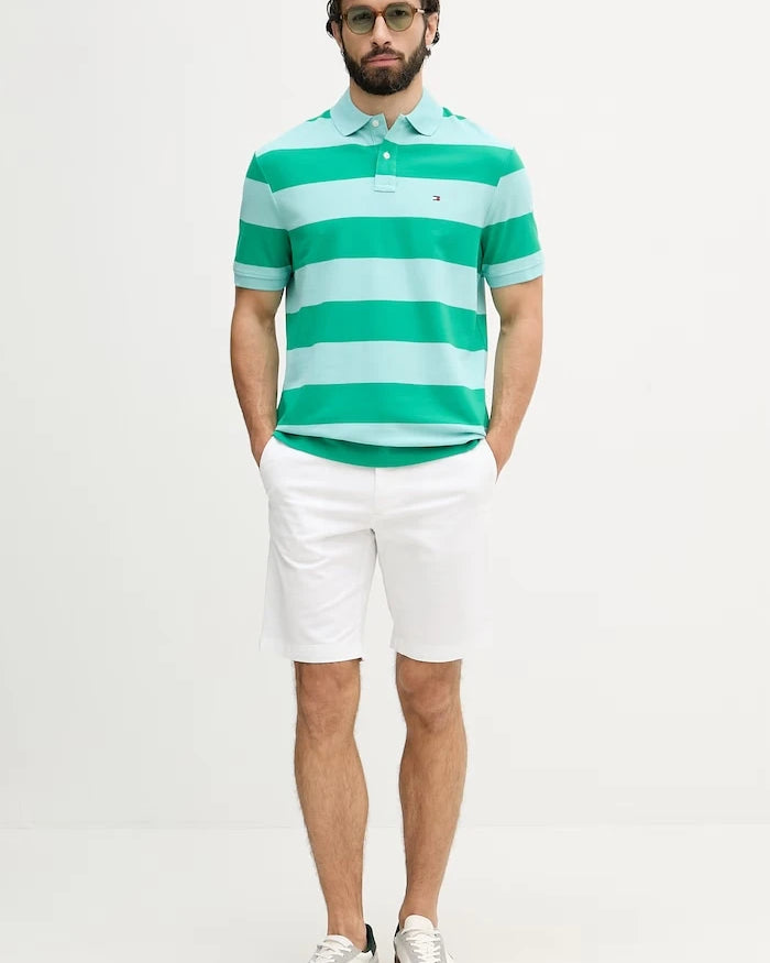 Tommy Hilfiger erkek pamuk ve elastan polo tişört